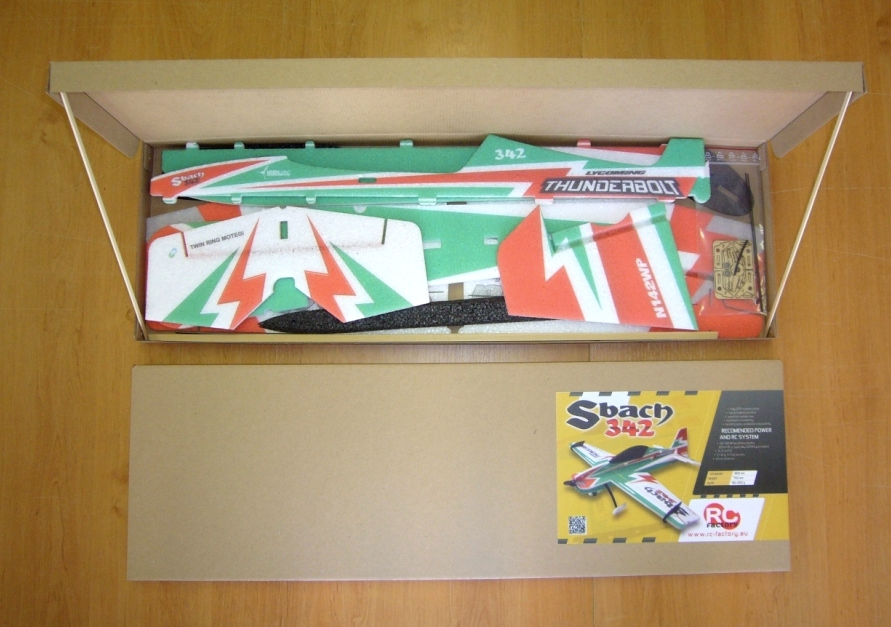Sbach 342 Vert 800mm Rc Factory  Voltige